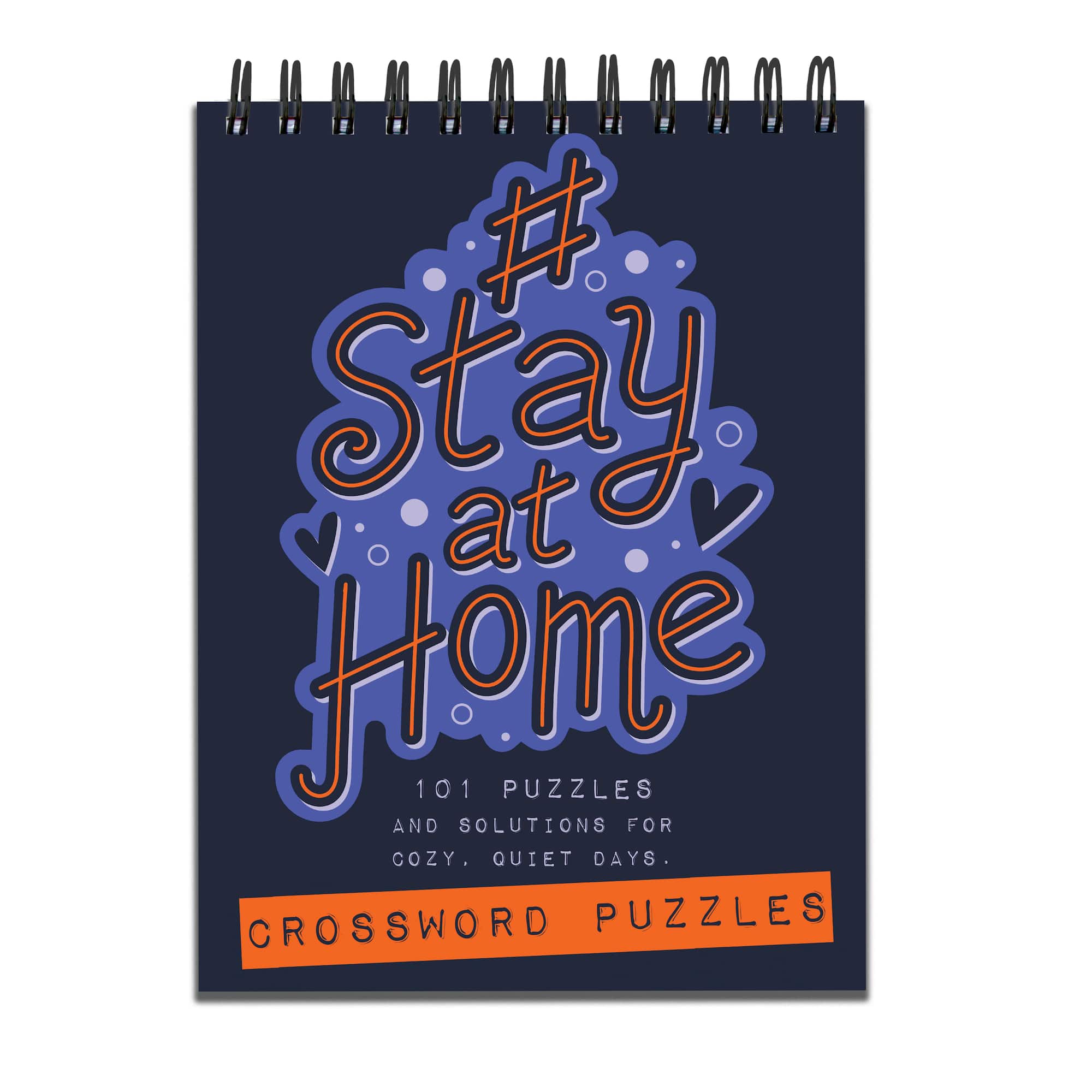 TF Publishing #StayatHome Crossword Puzzle Book Spiral Puzzle Pad